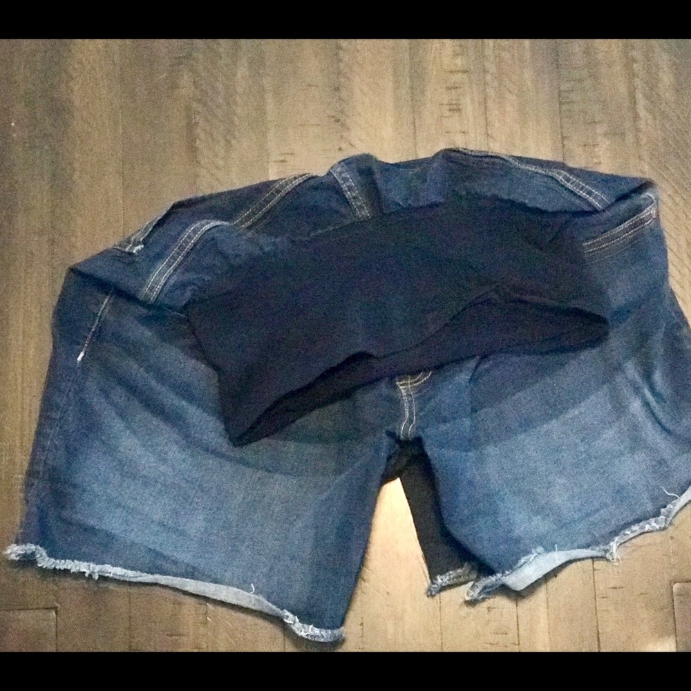 Indigo Blue Maternity Shorts
